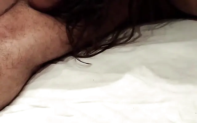 Real homemade threesome with real female orgasm. MFM. Part 1. 21621
