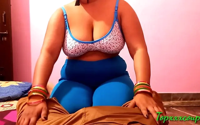 Indian stepmom Seduces her stepson for Sex and Blowjob with dirty talks Roleplay