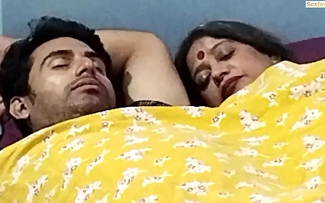 Desi Indian step mom surprise her step son Vivek on his birthday dirty talk in hindi audio