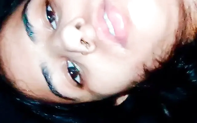 Real Homemade sex of horny stepsister. She didn't expect him to have a big dick