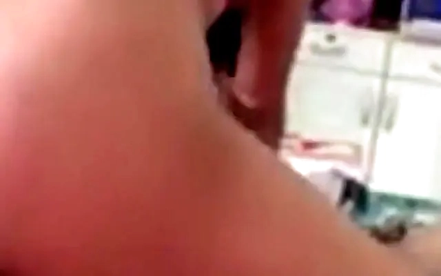 Blonde babe with creamy pussy gets fucked in her ripped jeans by BBC (interracial)