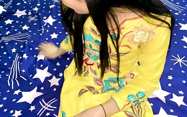 Horny Asian babe massaging a dick with her tight pussy