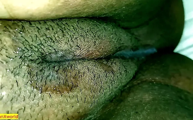 Charming indian Muslim Bhabhi anal fucked big ass in cowgirl position, Clear Hindi xxx anal sex