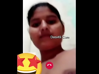 Beautiful Desi Unladylike In Like Manner On High Videocall